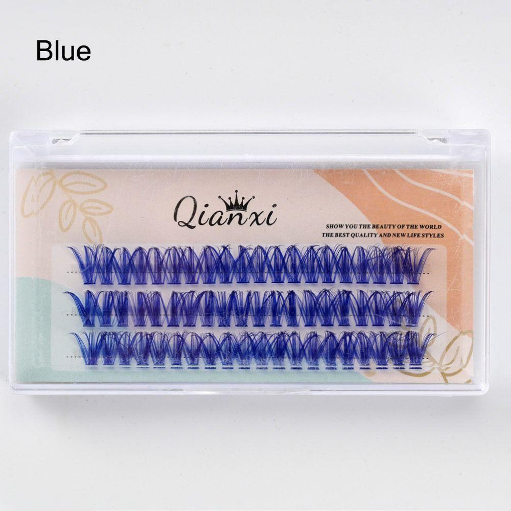 Натуральные цветные пучки ресниц, отдельные ресницы для женщин