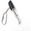 Telescope Key Chain Ring, Nickel Finish Leather Keychain Rings for Keys Nautical Gift, Black,