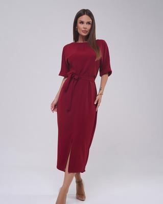 Классическое платье с разрезом ISSA PLUS