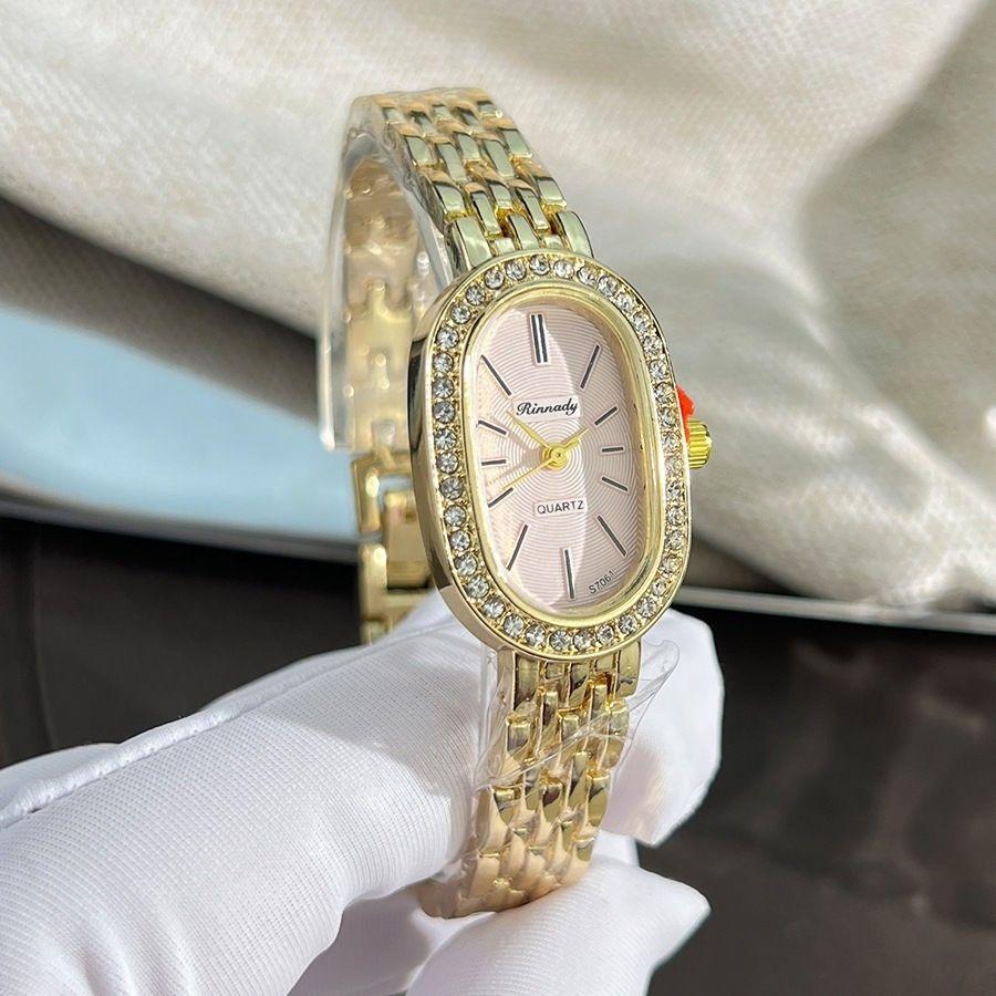 French Womens Luxury Crystal Women Bracelet Watches Fashion Diamond Ladies Quartz Watch Steel Female Party Wristwatch Elegant
