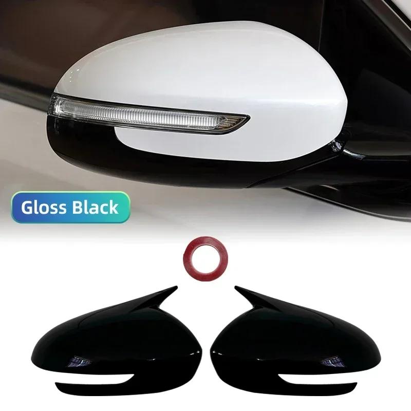 Накладка на боковое крыло глянцево-черного цвета для автомобиля KIA KX5 и Sportage 2016 - 2019, накладка для украшения зеркала заднего вида