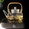 1000L Heat Resistant Glass Teapot Clear Japaness Style Tea Pot Infuser for Flower Portable Kettle Household Drinkware