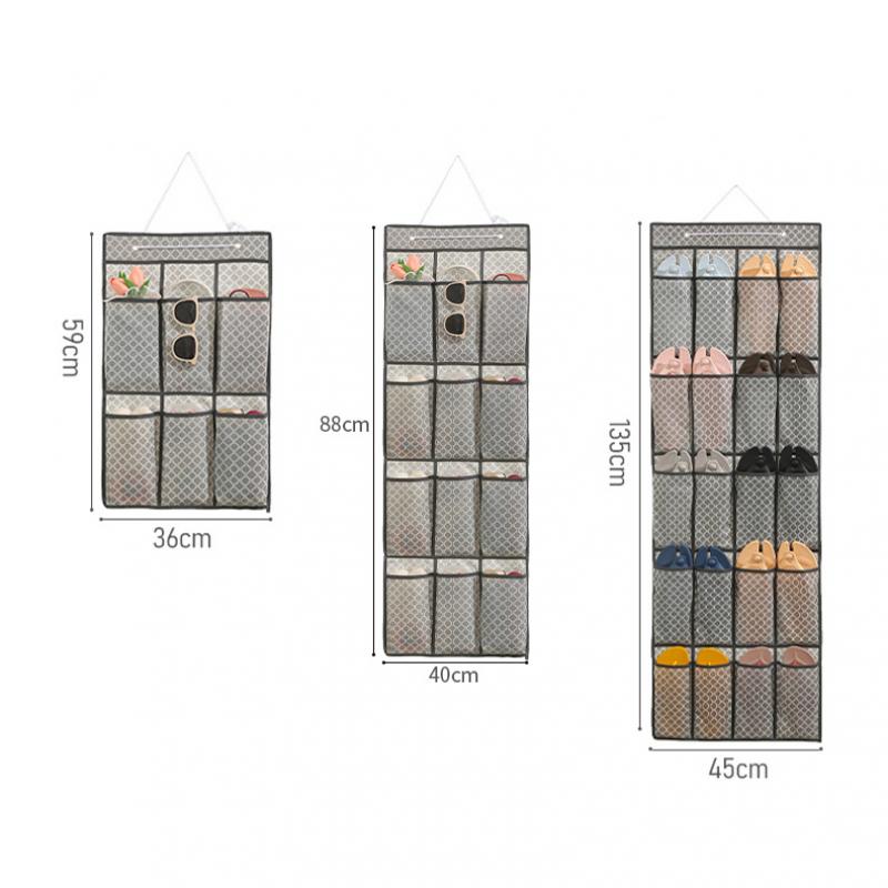 Многослойная подвесная сумка для обуви, сумка для хранения мелочей, настенная нетканая сумка-подвеска, органайзер для обуви, утолщенная пылезащитная сумка