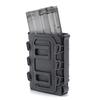 Magazine Pouch Molle for Ar15 M4 5.56 7.62 9mm Scorpion Fast Mag Quick Release Mag TPR Holster Adjustable Case Box