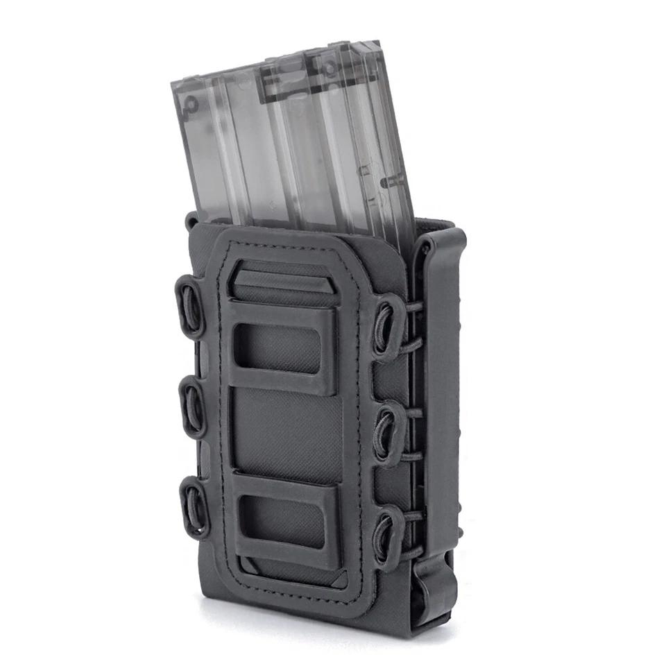 Magazine Pouch Molle for Ar15 M4 5.56 7.62 9mm Scorpion Fast Mag Quick Release Mag TPR Holster Adjustable Case Box