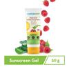 HydraGel Sunscreen SPF 50 With Aloe Vera & Raspberry | Non-Greasy Sun Protection For All Skin Types | Soothes & Hydrates Skin | 100ml