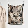 Autumn New Imitation Cashmere Scarf Fresh and Sweet Little Daisy Print Scarf Dual-purpose Multi-function Warm Scarf Shawl