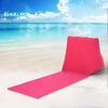 Подушка для кемпинга на открытом воздухе, треугольная подушка, флокированная надувная подушка из ПВХ, портативная складная летняя пляжная подушка для лежания, уличное дорожное оборудование