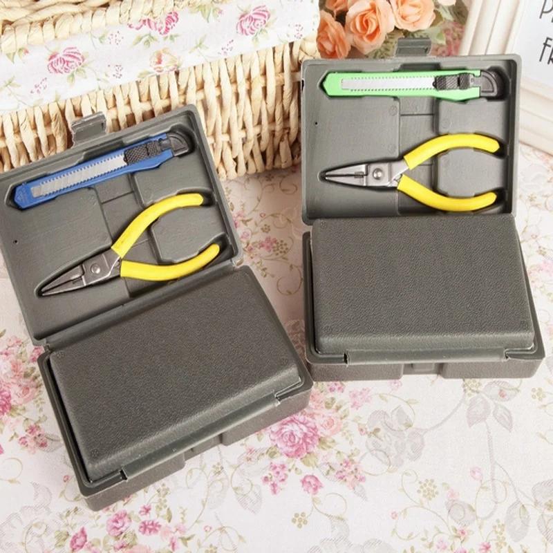 24PCS бытовой многофункциональный ящик для инструментов набор инструментов набор инструментов пластиковый комбинированный ящик для инструментов