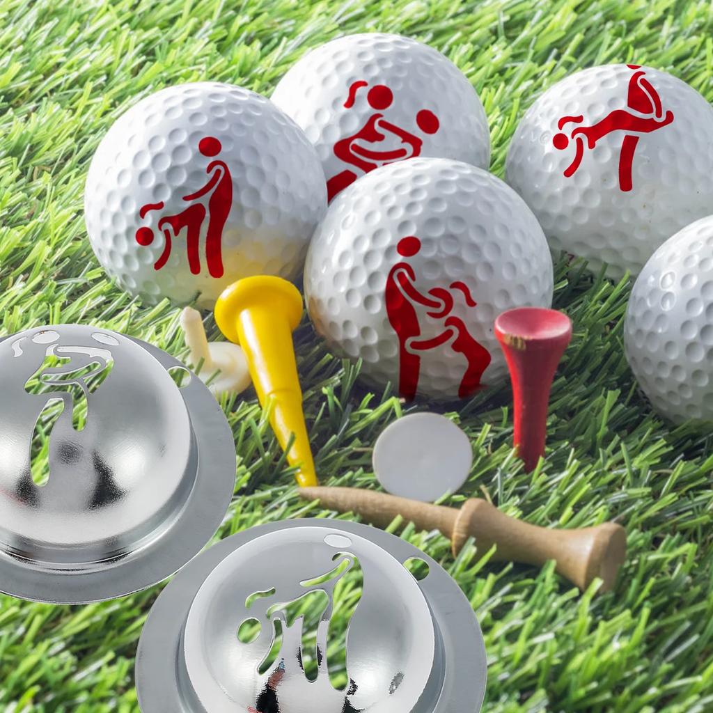 4/8 шт. маркер для рисования линий мяча для гольфа инструмент из нержавеющей стали забавный трафарет для маркера мяча для гольфа индивидуальный инструмент для самостоятельного изготовления аксессуары для мяча для гольфа