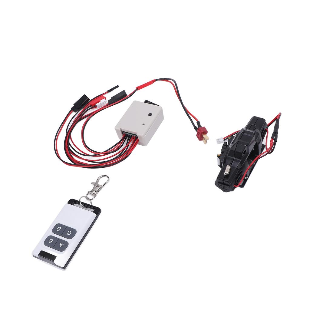 Лебедка для радиоуправляемой машины с пультом дистанционного управления из алюминиевого сплава с адаптером T-разъема 12 фунтов до 15 фунтов Нагрузка RC Лебедка Con