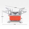 Outdoor Electronic Ignition Stoves Tourist Portable Cooking Accessory Foldable Gasstove Adjustable