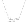 925 Sterling Silver Round Necklace For Women Chain Link Love Heart Pendant Necklaces AAA Zircon Anniversary Fine Jewelry Gift