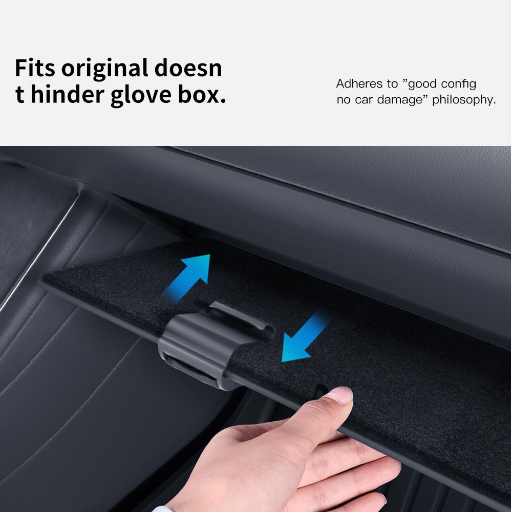 YZ For New Tesla Model 3/Y/YL Highland Juniper Glove box Car Hooks ABS Storage Holder Tesla Model 3 Car Dedicated Accessories