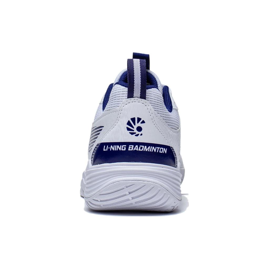 Li Ning Ace V Коллекция Дышащие Низкие Бадминтонные Кроссовки Унисекс Белый Синий AYTT001-3