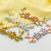 Traditional Chinese Knot Frogs Closure Buttons Satined Flower Buckle Button for Cardigans Scarves and Sweater Decoration