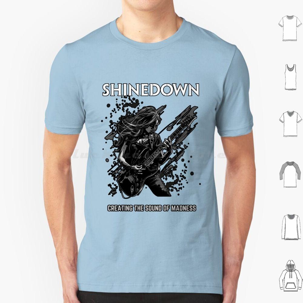 Creating The Sounds Of Madness T Shirt Cotton Men Women DIY Print Shine Down Rockband Rockmusic Fan Band