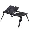 Portable Adjustable Laptop & Tablet Bed Table: Multifunctional, Folding, Height-Adjustable Student Desk