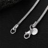 40-75cm 925 Sterling Silver 1MM/2MM/3MM Solid Snake Chain Necklace For Men Women Fashion Jewelry for Pendant