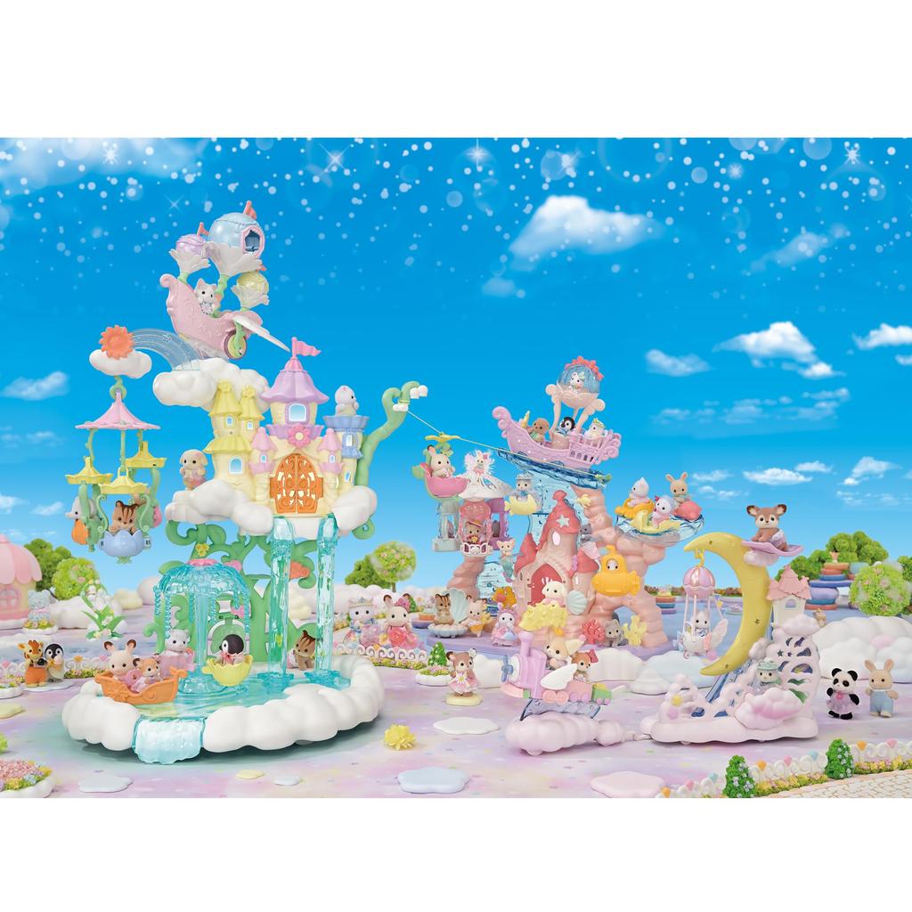 Sylvanian Families Amusement Park Fairy Castle In the Toy Awards 2024 Character Category Excellence ST Mark Certification 3 Years Old and Up Toy