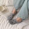 Cotton Short Socks Breathable Heart Embroidery Socks New Thin Socks