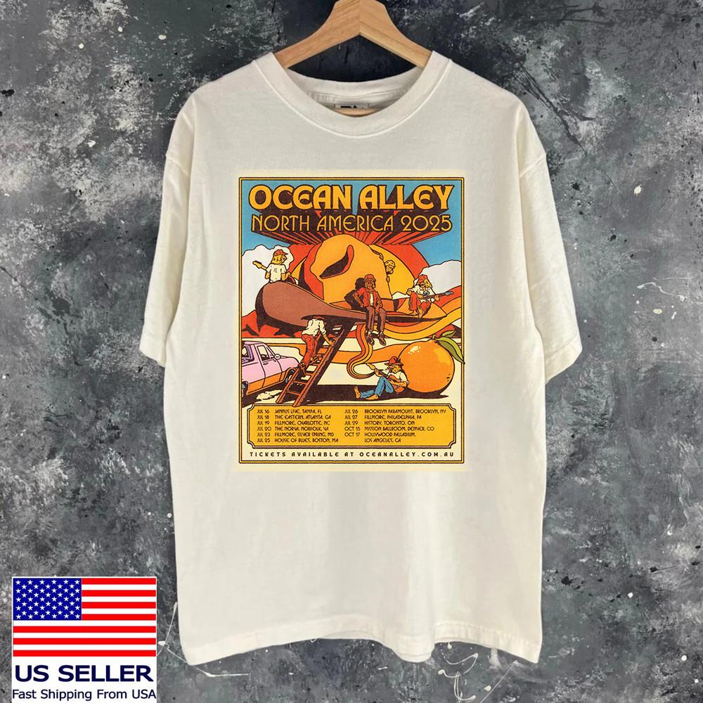 Ocean Alley Band North America Tour COTTON T Shirt SIZE S-5XL