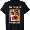 The Chicken Whisperer Farmer T Shirt vintage Washed streetwear designer clothes Casual Comfortable Stretched Soft Unisex