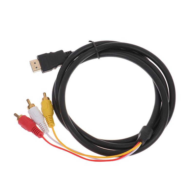 5Ft Hdmi To 3Rca/Av Converter Video Audio Converter Component Adapter Cable