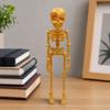 3D-печатный магнит на холодильник в виде скелета, Позабельная фигурка скелета с подвижными суставами, Хэллоуинская готическая скелетная декорация для холодильника