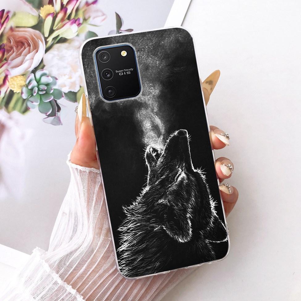 Clear For Samsung S10 Lite Case Cute Fashion Butterfly Funny Painted Casing For Samsung Galaxy S10 Lite SM-G770F SM-G770U1 Cover