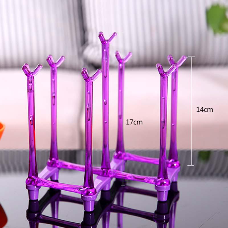 Семь чашек, складная домашняя стеклянная подставка для чашек, кружка для воды, органайзер для сушки и сушки, держатель для слива, подставка