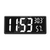 Светодиодный цифровой дисплей для гостиной, умные настенные часы, уличные, для спортзала, класса, большие светодиодные электронные часы-будильник