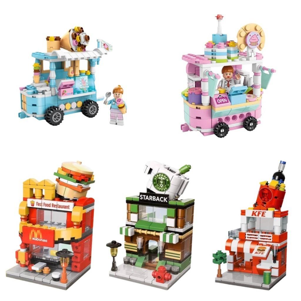 High-quality Abs Plastic Building Blocks Compatible With City Street Scene