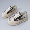 2025 Summer Little White Shoes New Korean Version Ins Female Students Platform Heightening Sports Board Shoes Casual Shoes ZY1827