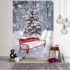 Christmas Tree Hanging Fabric Decoration Small Fresh Christmas Background Wall Blanket Wall Cloth Simple Tapestry Large Size