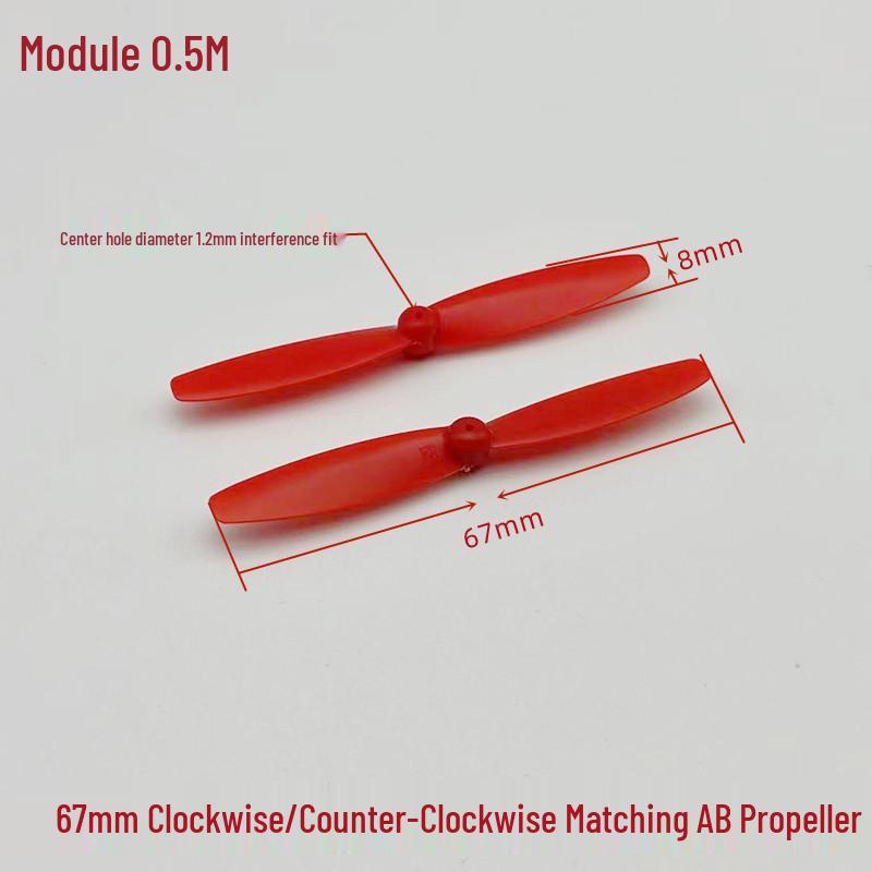 716/720/8520 Hollow Cup Motor Propeller Set for Model Foam Aircraft 816