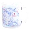 Detective Conan" Kid Mug, Glass Mug, Approx. 320ml, Line Art, Tableware, Goods, Made In Japan, 034184