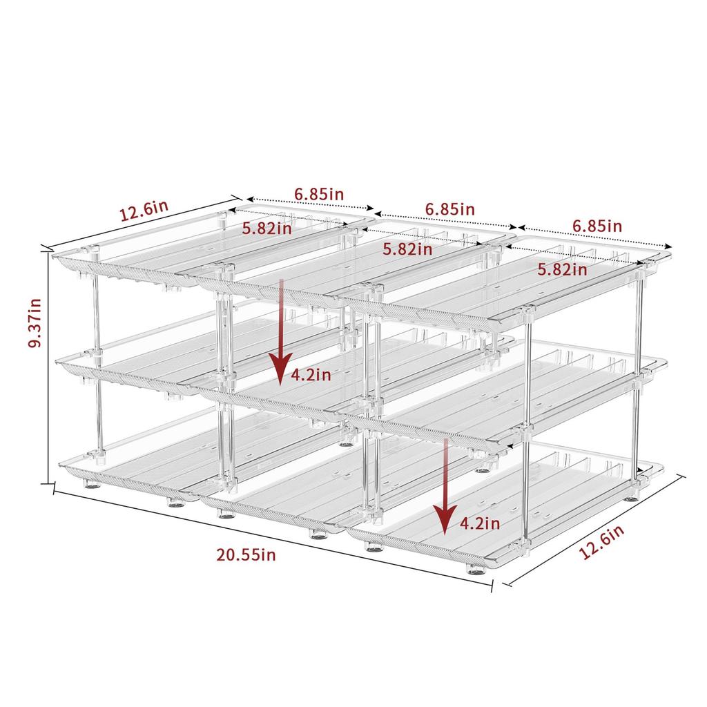 Stackable Multi-layer Cat Food & Beverage Can Storage Rack