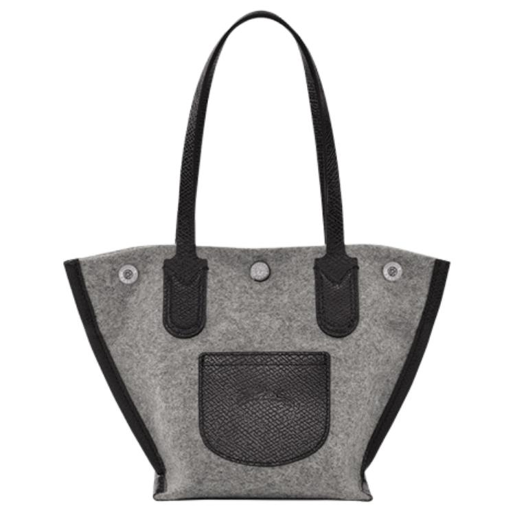 Longchamp Сумка-тоут Le Roseau Сумка для покупок Мини Женская сумка-тоут Серебристо-серый 10172HBL112