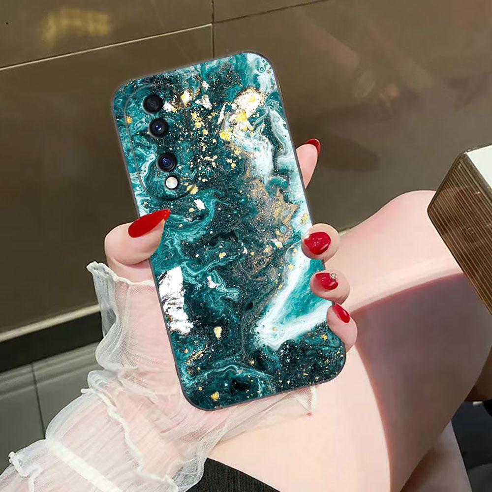 Акварельная живопись Мраморный чехол для телефона Для HUAWEI NOVA 3I 7I 8I 9 HONOR 400 20 90 X5C X6B X7 X7B X7D X8 X8B X9 X9B X9D X9A Чехол