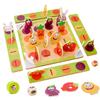 Logical Thinking Board Games Children Interactive Toys Double-sided Chess Board Family Party Fun Games Educational Wooden Toys