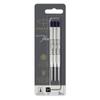 Стержни для шариковой ручки Parker Quink Flow, упаковка из 3 шт., цвет черный, средний