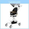 Универсальная детская прогулочная коляска Легко складывающаяся Высокий обзор Четырехколесная коляска с удобным сиденьем