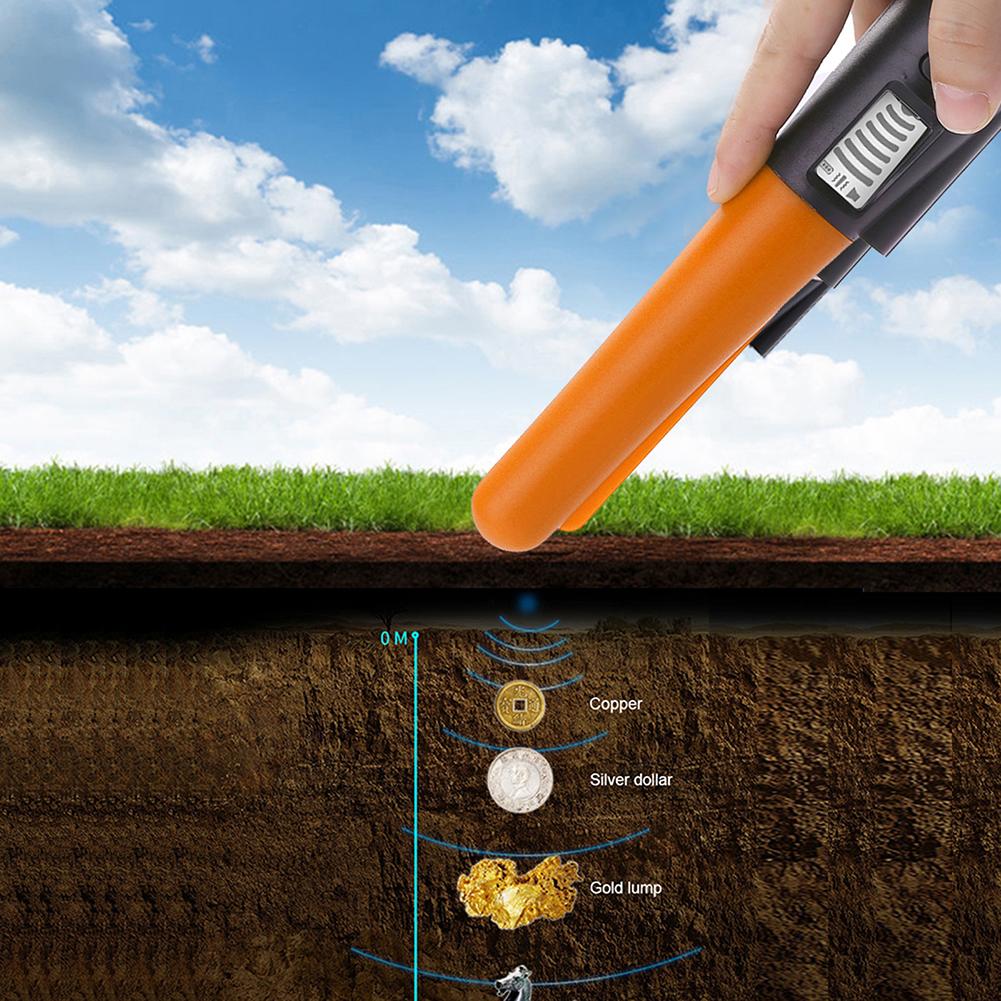 Портативный металлоискатель для приключений на открытом воздухе, ручной металлоискатель, металлоискатель, водонепроницаемый, 360° боковое сканирование, металлоискатель-стержень