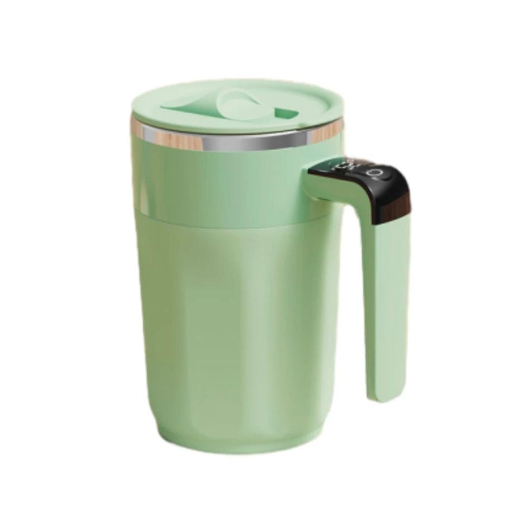 Новая чашка для смешивания 400 мл ABS 316 нержавеющая сталь кофейная чашка силиконовая перезаряжаемая самоперемешивающаяся кружка кофе