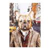 Fashion French Bulldog Animal Posters and Prints Home Decor Art Deco HD Quality Kindergarten Kids Room Poster Canvas Painting