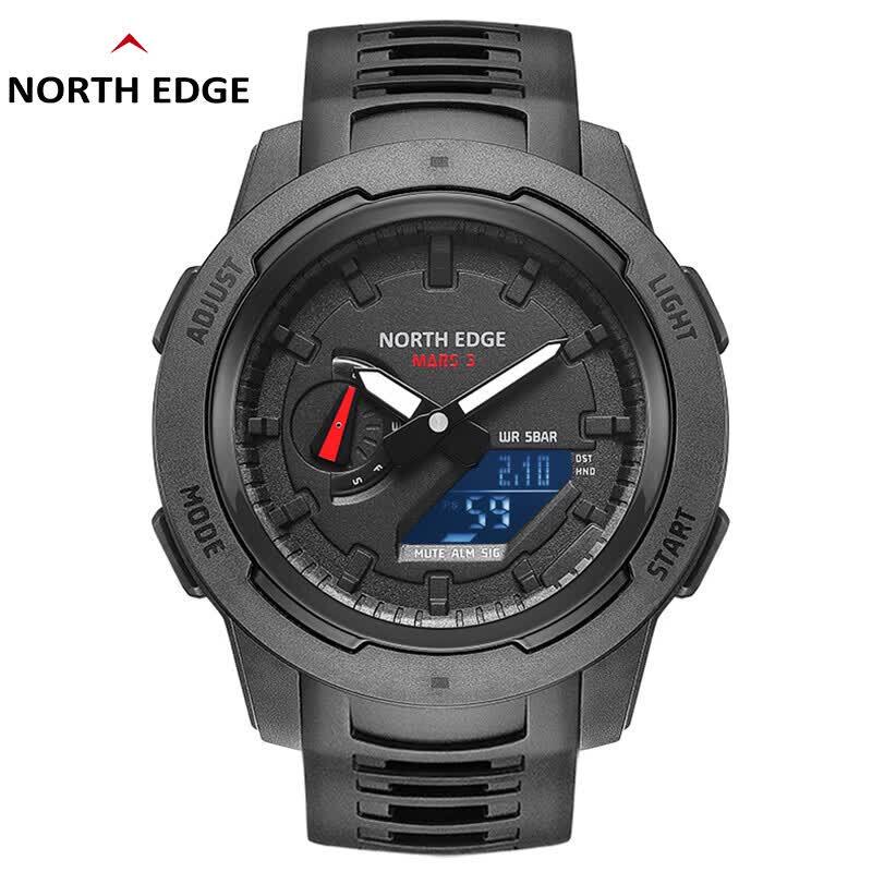 Наручные цифровые часы NORTH EDGE для активного отдыха и спорта, военные