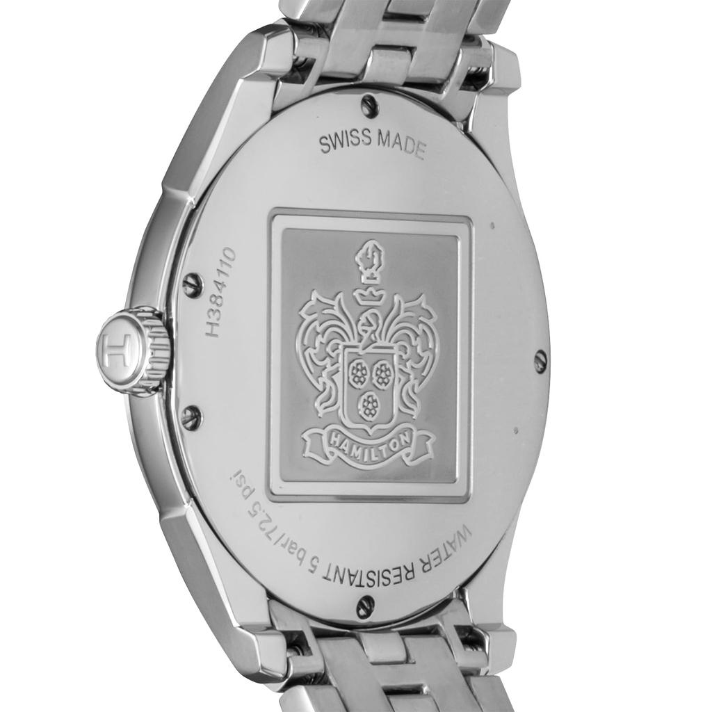 Watch Hamilton Thinline Small Seconds Quartz H38411183 Quartz 5 ATM Water Resistant Sapphire Crystal Gray Dial Stainless Steel [HAMILTON] Men's