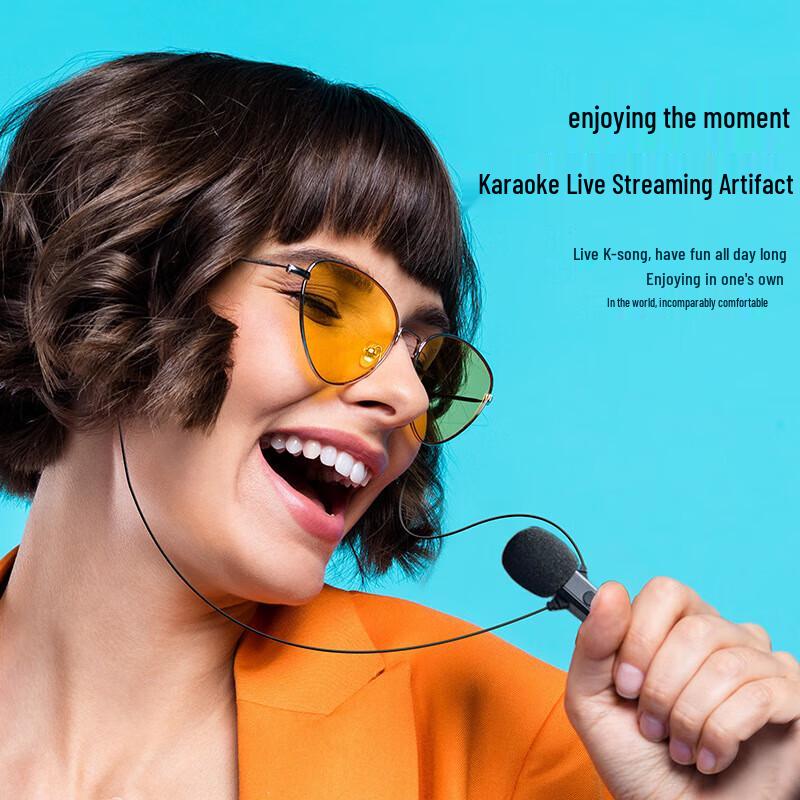 Hunter Wolf Wired Ear-hook Headset for Live Streaming & KTV