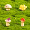 Artistic Resin Mushroom Figures For Fairy Garden Craft Home Decor Gift For Hobbyists